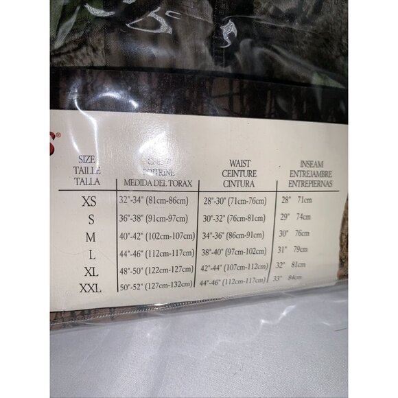 Stearns Camo Rainsuit Unisex Sizing Pants And LS Hooded Jacket Large NIB - Picture 6 of 14